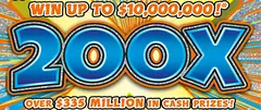 200X $30 scratch-off ticket (image: California Lottery)