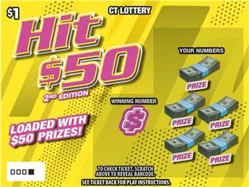 Hit $50 2Nd Edition $1 Connecticut scratch-off ticket