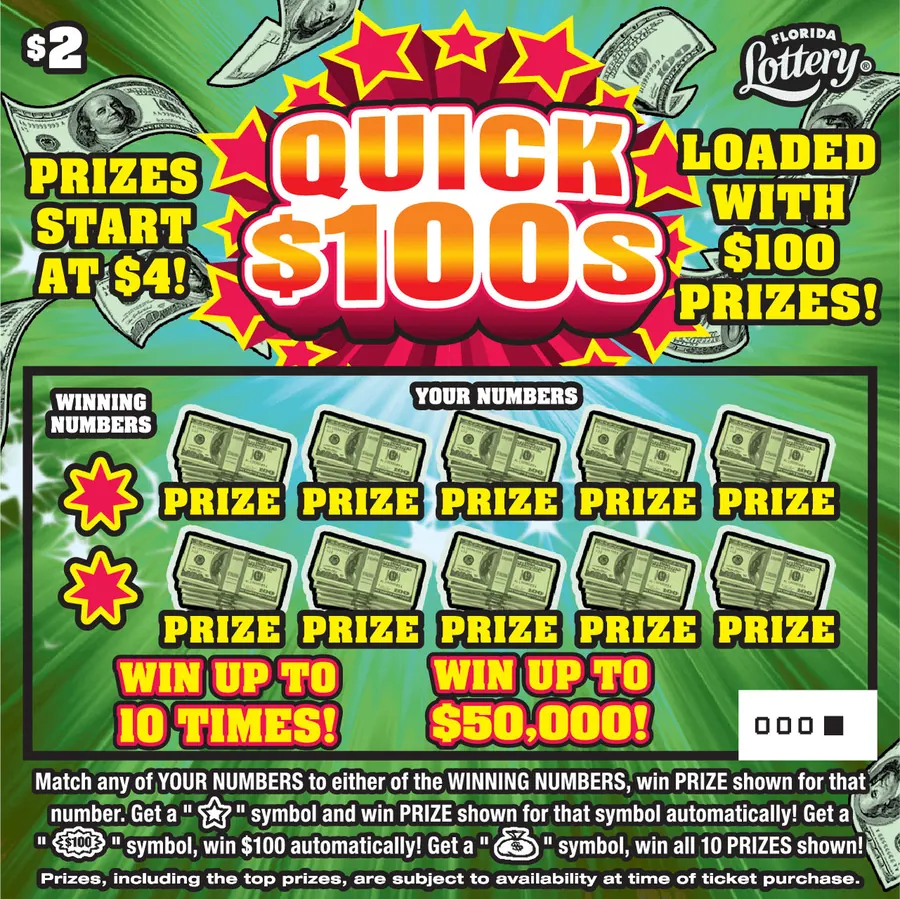 Quick $100s $2 Florida scratch-off ticket