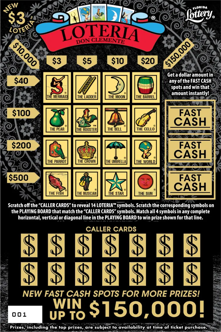 Loteria™ $3 Florida scratch-off ticket