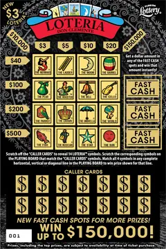 Loteria™ $3 scratch-off ticket