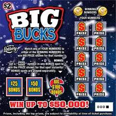 BIG BUCKS $2 scratch-off ticket (image: Florida Lottery)