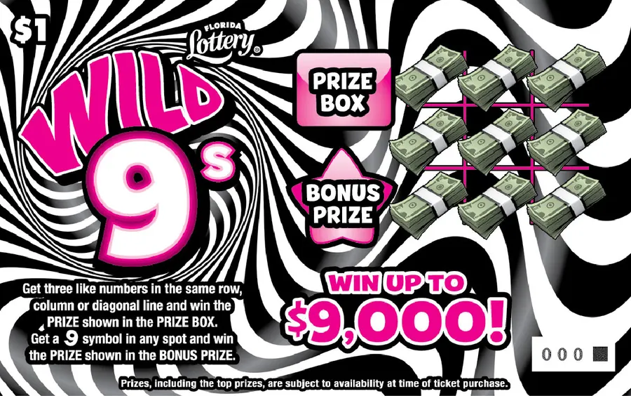 Wild 9s $1 Florida scratch-off ticket