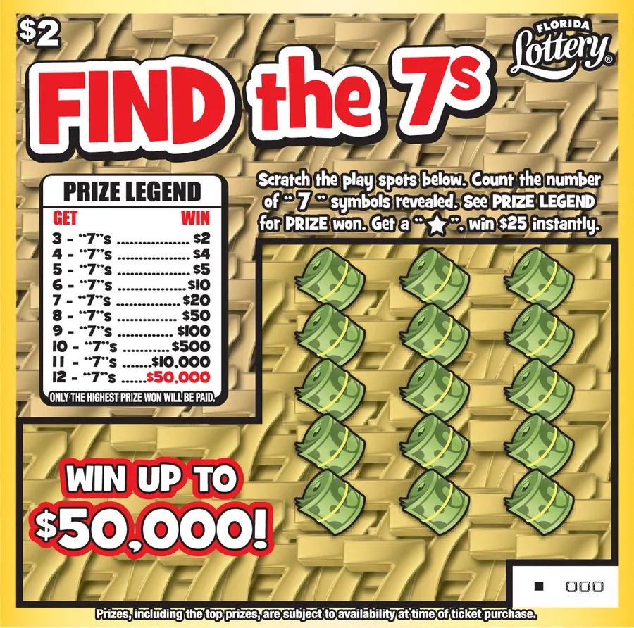 FIND the 7s $2 Florida scratch-off ticket