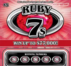 Ruby 7S $5 scratch-off ticket