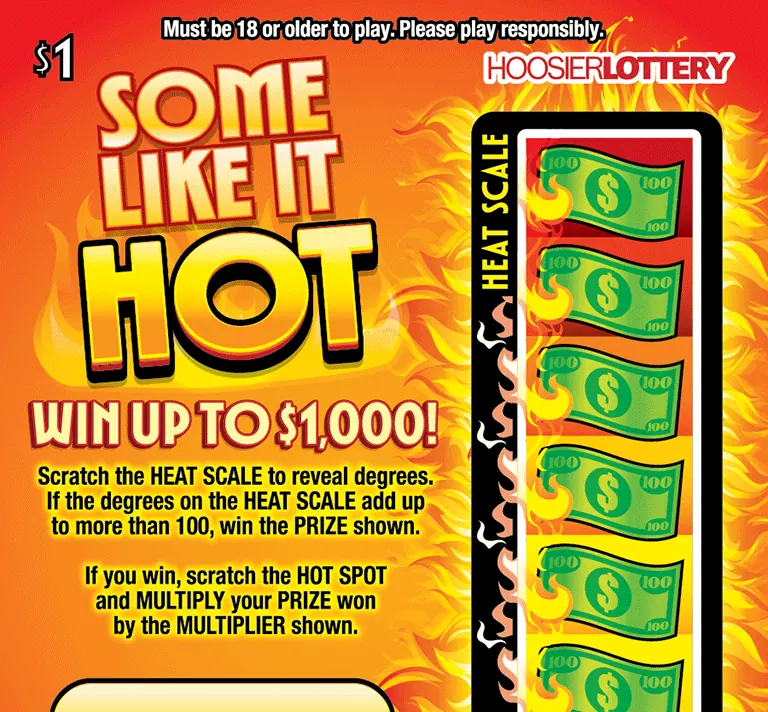 Some Like It Hot $1 Indiana scratch-off ticket
