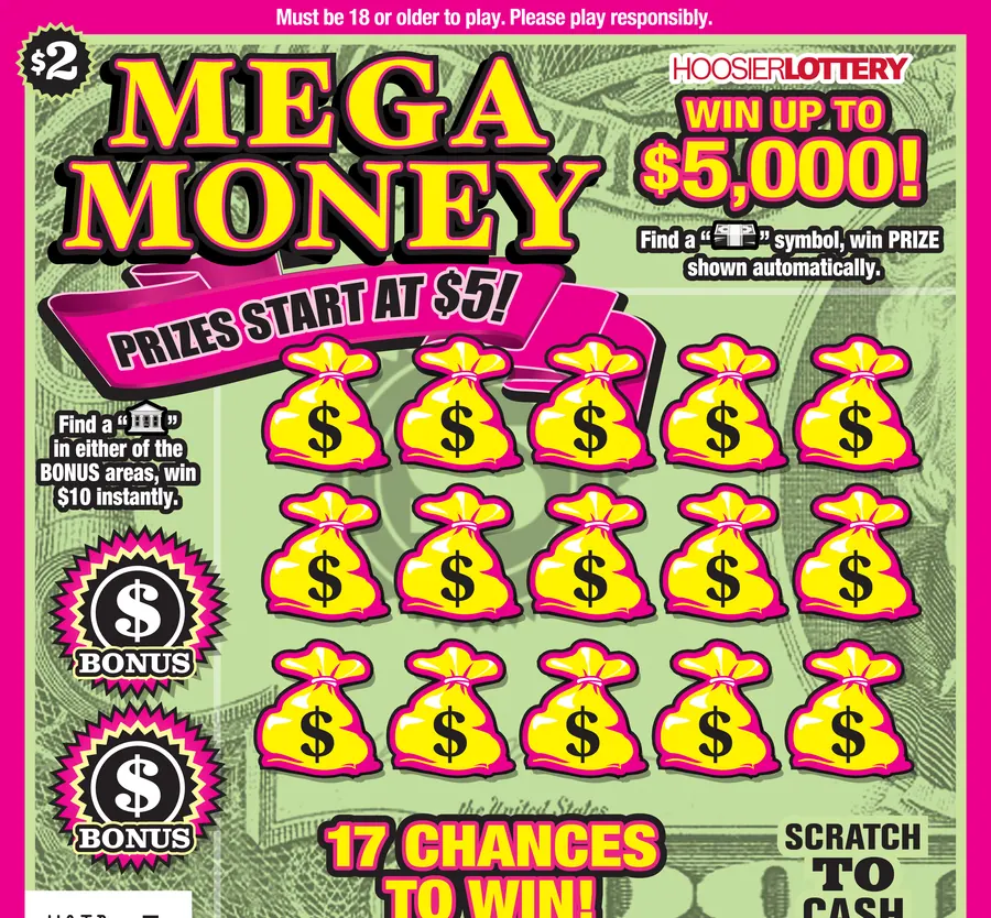 Mega Money $2 Indiana scratch-off ticket