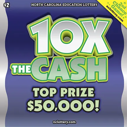 10X The Cash $2 North Carolina scratch-off ticket