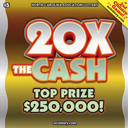 20X The Cash $5 North Carolina scratch-off ticket