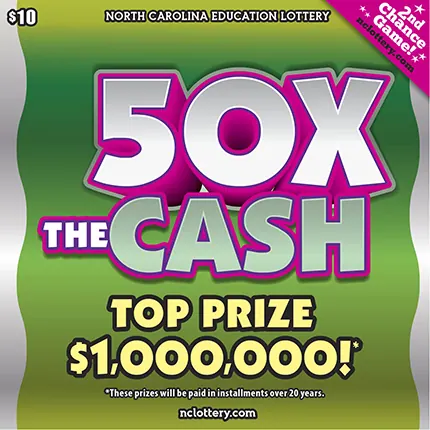 50X The Cash $10 North Carolina scratch-off ticket