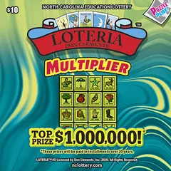LOTERIA™ MULTIPLIER $10 scratch-off ticket