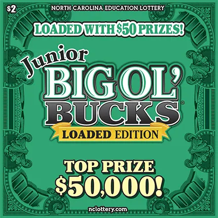 Jr Big Ol Bucks $2 North Carolina scratch-off ticket