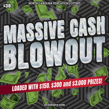 Massive Cash Blowout $30 North Carolina scratch-off ticket
