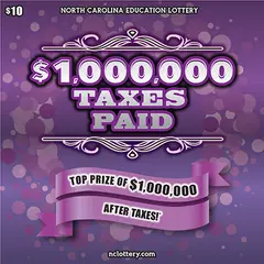 $1,000,000 Taxes Paid $10 scratch-off ticket