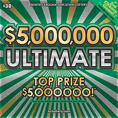 $5,000,000 Ultimate $30 scratch-off ticket