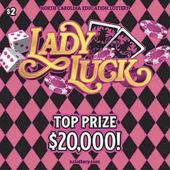 LADY LUCK $2 scratch-off ticket