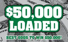 $50,000 Loaded $30 scratch-off ticket