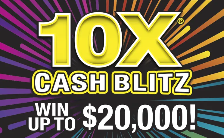 10X Cash Blitz $2 New Jersey scratch-off ticket