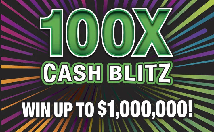 100X Cash Blitz $20 New Jersey scratch-off ticket