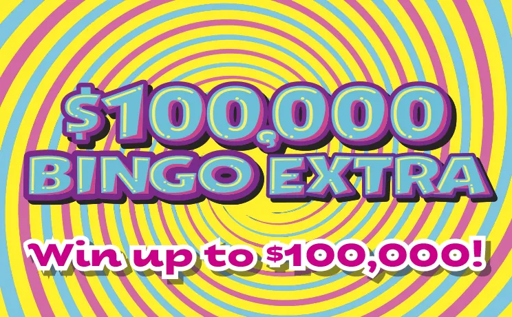 $100,000 Bingo Extra $5 New Jersey scratch-off ticket
