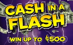 Cash In A Flash $10 scratch-off ticket