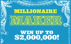 Millionaire Maker $25 scratch-off ticket