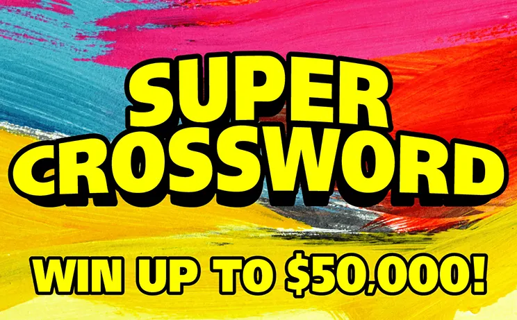Super Crossword $5 New Jersey scratch-off ticket
