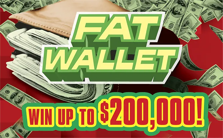 Fat Wallet $5 New Jersey scratch-off ticket