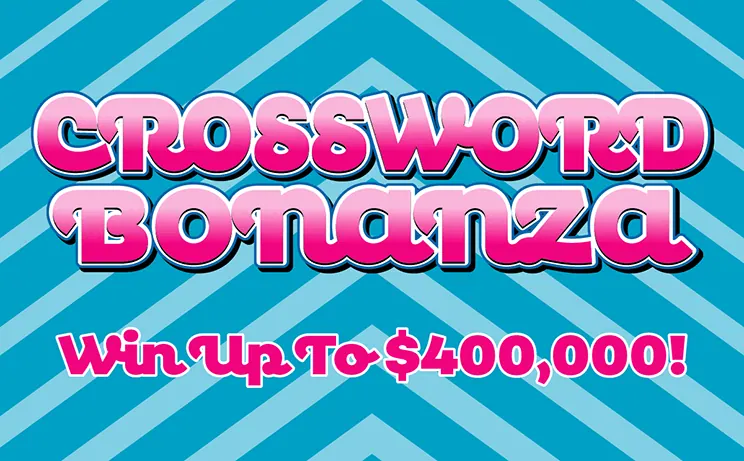 Crossword Bonanza $20 New Jersey scratch-off ticket