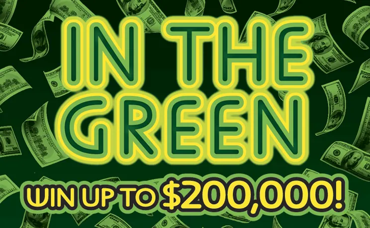 In The Green $5 New Jersey scratch-off ticket