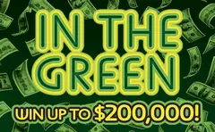 In The Green $5 scratch-off ticket