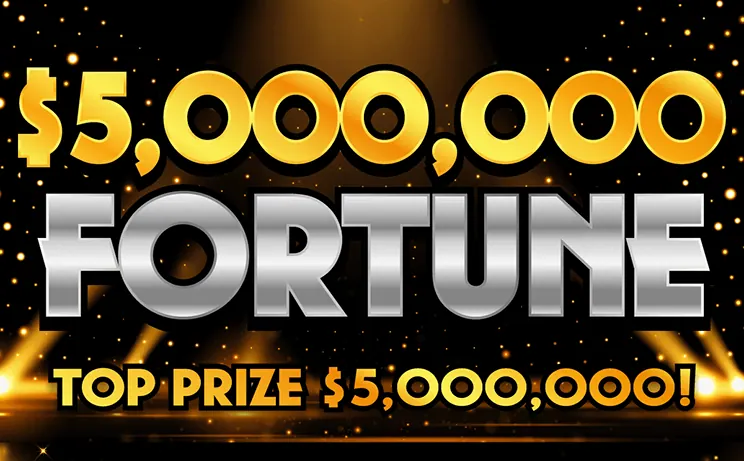 $5,000,000 Fortune $30 New Jersey scratch-off ticket