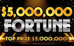 $5,000,000 Fortune $30 scratch-off ticket
