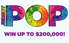 Jersey Pop $5 scratch-off ticket
