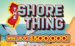 The Shore Thing $10 scratch-off ticket