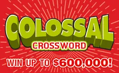 Colossal Crossword $30 scratch-off ticket