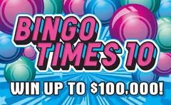 Bingo Times 10 $5 scratch-off ticket