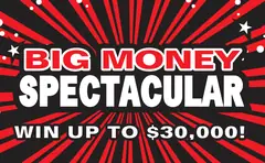 Big Money Spectacular $2 scratch-off ticket