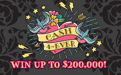 Cash 4-Ever $5 scratch-off ticket