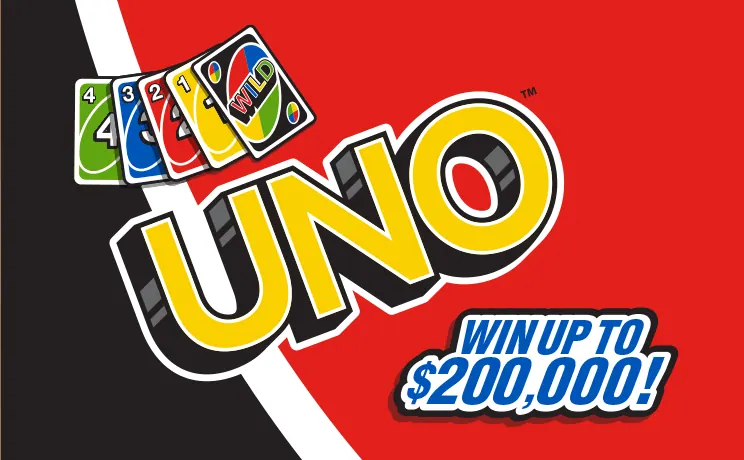 UNO $5 New Jersey scratch-off ticket