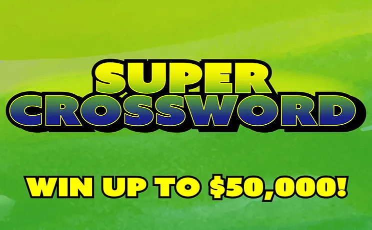 Super Crossword $5 New Jersey scratch-off ticket