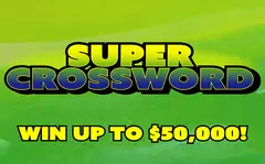 Super Crossword $5 scratch-off ticket