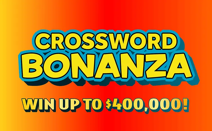 Crossword Bonanza $20 New Jersey scratch-off ticket