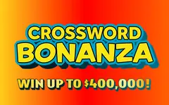 Crossword Bonanza $20 scratch-off ticket
