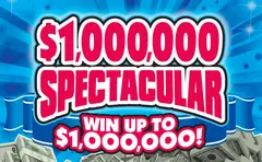 $1,000,000 Spectacular $10 scratch-off ticket