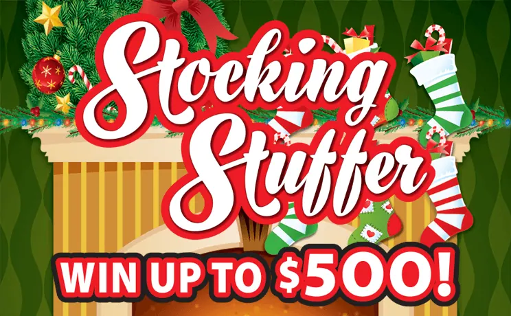 Stocking Stuffer $1 New Jersey scratch-off ticket