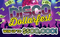 Disco Dollarfest $10 scratch-off ticket