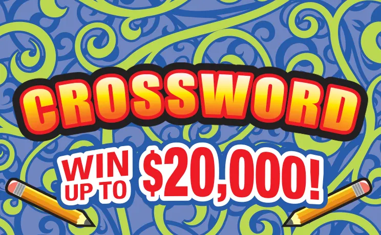 Crossword $3 New Jersey scratch-off ticket
