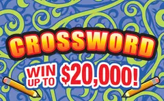 Crossword $3 scratch-off ticket