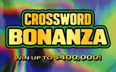 Crossword Bonanza $20 scratch-off ticket